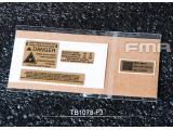 FMA Custom Decals F3  for AN PEQ-15 Case TB1078-03